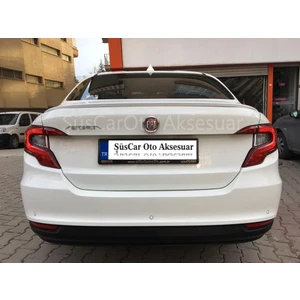 Fiat Egea Bagaj Üstü Slim Spoiler Parlak Beyaz