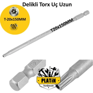 Uzun Delikli TORX150MM S2 Çelik Bits Uç