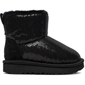 Ugg Classic Mini Mirror Ball Çocuk Botu - Siyah