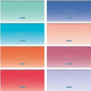 Parc 2026 16X33 Haftalık Masa Takvimi (506-PXK) Renkli Kapak