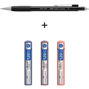 Grip 134/47 Versatil Siyah 0.7& 3'lügrip Min 0.7-Duman MAVISI,BORDO,MERCAN120'LI Min,4'lü Yazım Seti