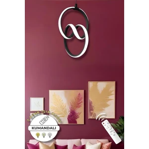 Eva Black Kumandalı 3 Renk Modern Sarkıt LED Avize