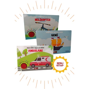 Sesli Kitap Taşıtlar 3lü Ambulans-Gemi-Helikopter