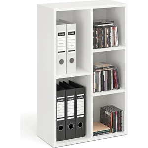 Kitaplık Ofis Dolabı Çok Amaçlı Raf 7 Bölmeli