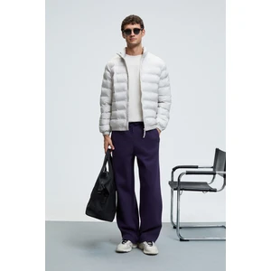 BENSON Erkek Kordonlu Lastikli Bel Relaxed Fit Mor Eşofman Altı