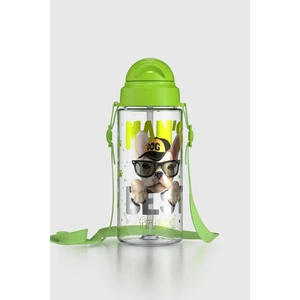 Migo Desenli 500 ml Askılı Pipetli Tritan Çocuk Matara 912004 Yeşil