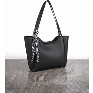 Lumi Kadın Fular Hediyeli Fermuarlı Mıknatıs Kapamalı Shopper El ve Omuz Çantası