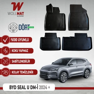 Byd Seal U Dm-I Paspas 2023 Sonrası 3D Havuzlu Paspas Seti