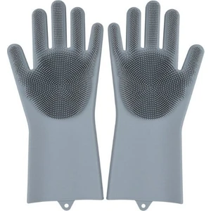 İkra Home Çok Amaçlı Sihirli Silikon Bulaşık Yıkama Eldiveni