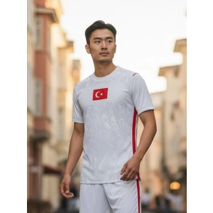 Bite Nose Türkiye Beyaz Milli Takım Yetişkin T-Shirt Halısaha Forması