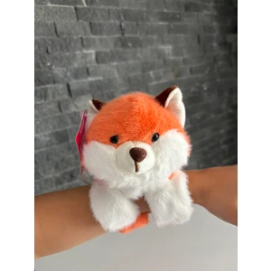 25 cm Slap Tilki  Kiremit Renk Peluş