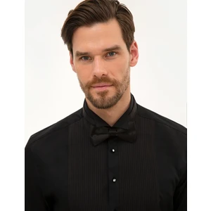 Pierre Cardin Erkek Siyah Slim Fit Smokin Gömlek 50223005-VR046