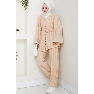 Ilgen Fırfırlı Ikili Takım 1610 - Taş