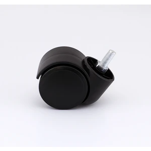 Koltuk Tekeri Dönerli M8 Civatalı Siyah Renk Dayanıklı Plastik Mobilya Sandalye Ofis Yedek Tekerlek