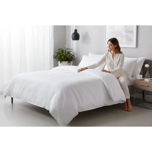 Nivora Çizgili Pamuk Saten Nevresim Takımı | Çift Kişilik Premium | 83 Tel Otel Serisi | King Size 220X230