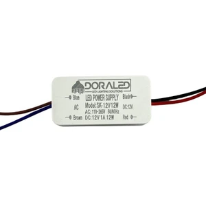 12V 1AMPER 12W Driver Tipi Plastik Adaptör