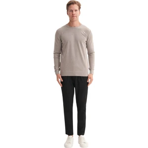 Slim Fit Soft Touch Basic Bisiklet Yaka KAZAK-33155