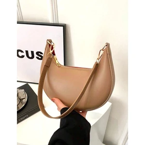 Ay Dizaynlı Günlük Şık Tasarımlı Kadın Koltuk Altı Baget Çanta