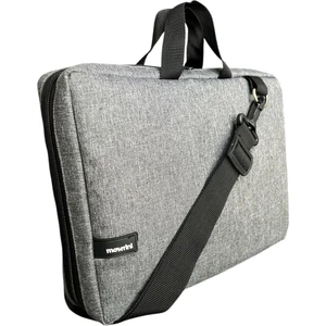 Omuz Askılı  Samsung Galaxy Tab S10 Fe+ 5g SM-X626B ile Uyumlu 13.1" Çok Bölmeli, Suya Karşı Dayanıklı Tablet Çantası - Gri