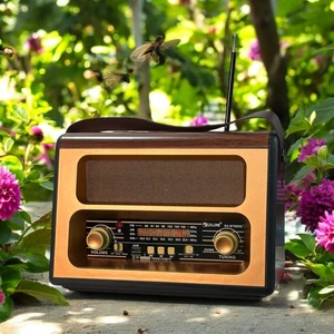 Dx-88 Premium Nostaljik Radyo Bluetoothlu Retro Hoparlör Yüksek Çekim Gücü - Ev Dekor Hediyelik Radyo
