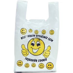 Gülenyüz Baskılı Hışır Poşet Mini Boy 1 kg