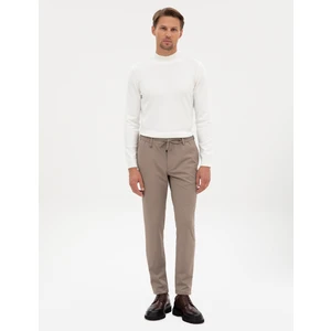 Pierre Cardin Erkek Bej Slim Fit Klasik Jogger Pantolon 50317618-VR011