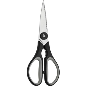 21 cm Siyah Ergonomik Mutfak Makası - 18/10 Paslanmaz Çelik, Entegre Vidalı Açıcı Özellikli