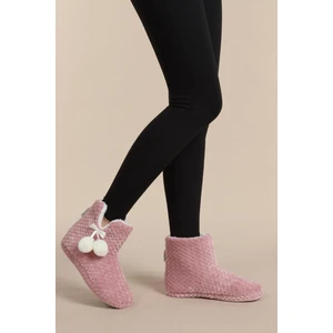 Kadın Panduf Kışlık Ev Botu Zigzag Velsoft