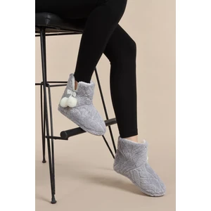 Kadın Panduf Kışlık Ev Botu Ev Ayakkabısı Su Yolu Velsoft Sessiz Taban