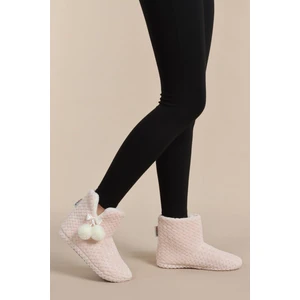 Kadın Panduf Kışlık Ev Botu Zigzag Velsoft