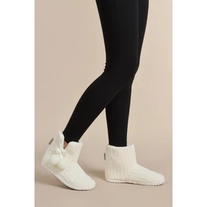 Kadın Panduf Kışlık Ev Botu Zigzag Velsoft