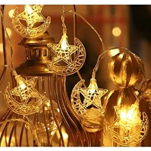 3m 20 LED 2kademeli Ay-Yıldız