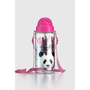 Migo Desenli 500 ml Askılı Pipetli Tritan Çocuk Matara 912004 Pembe