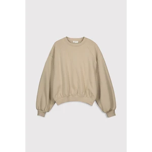 Dikişli Balon Kol Sweatshirt