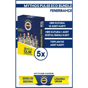 Eco Bundle - Fenerbahçe - Pulse Futbolcu Kartları 2025/26 - 5 Paket