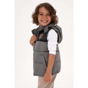 U.s. Polo Assn. Erkek Çocuk Gri Yelek (Dokuma) 50312089-VR024