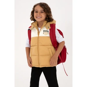 U.s. Polo Assn. Erkek Çocuk Camel Yelek (Dokuma) 50312089-VR015