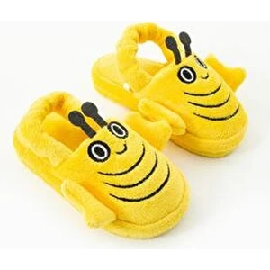 Çocuk Ev Terliği , Peluş Terlik , Çocuk Sandaleti Vız Vız Arı Figürlü