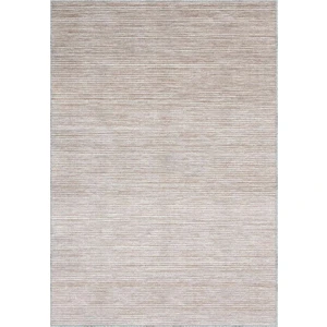 Gago Modern Bej Polyester ve Pamuklu Yıkanabilir Kaydırmaz Taban Dijital Baskı Halı