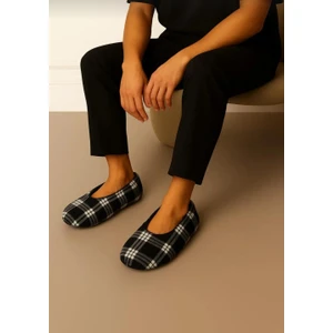 Fluffy Erkek Patik Terlik Katlanabilir Çantada Taşınabilir Ev Babeti Kaymaz Ses Yapmaz Taban