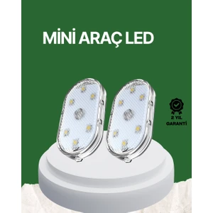 Dokunmatik Sensörlü Şarjlı Araç Içi Ambiyans Aydınlatma