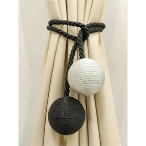 Iki Toplu Yan Bağlama Fon Perde Toplama Aparatı