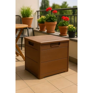 Sandık 120 Lt Organizer Kapaklı Bahçe, Balkon, Kiler Sandığı Çok Amaçlı Demonte