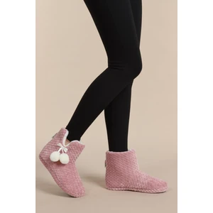 Kadın Panduf Kışlık Ev Botu Zigzag Velsoft