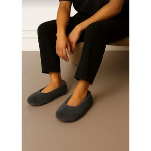 Fluffy Erkek Patik Terlik Katlanabilir Çantada Taşınabilir Ev Babeti Kaymaz Ses Yapmaz Taban