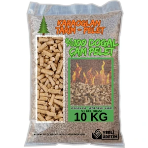 Çam Peleti Yakıtı Tescilli Çevre Dostu Dumansız %100 Çam 10 kg
