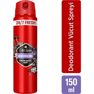 Old Spice Night Panther Erkek Sprey Vücut Deodorantı 150 ml