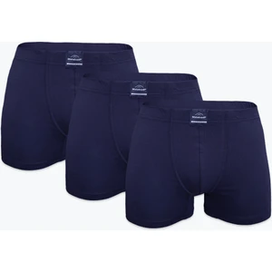 Erkek 3'lü Lacivert Premium Collection Modal Boxer 3M251