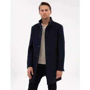 Pierre Cardin Erkek Lacivert Slim Fit Palto 50317440-VR033