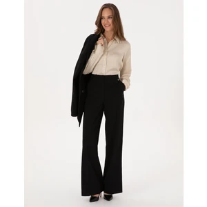 Pierre Cardin Kadın Siyah Palazzo Kumaş Pantolon 50319006-VR046